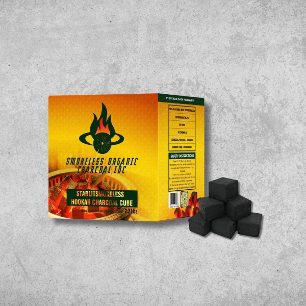 Starlitsmokeless Hookah Charcoal Cube